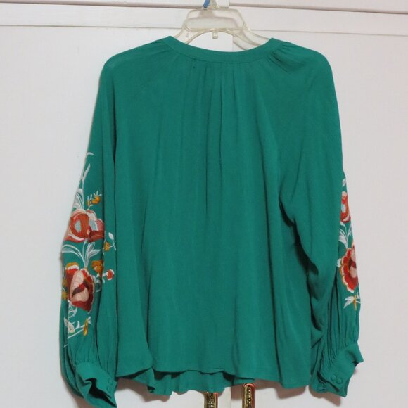 Tracy Evans embroidered Boho style blouse - Picture 2 of 10